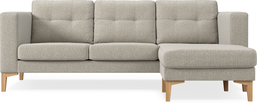 Rio - 3-sits soffa med schäslong höger - Beige