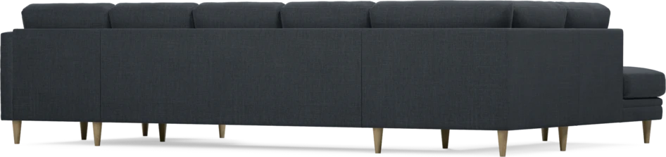Eden - 3-sits soffa med divan vänster och schäslong höger - Blå