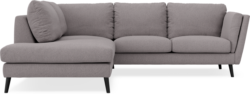 Madison - 2-sits soffa med divan vänster - Grå
