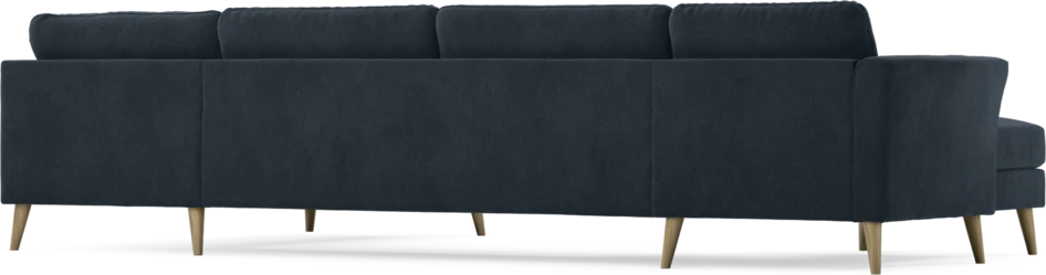 Bridge - 3-sits soffa med schäslong vänster och divan höger - Blå