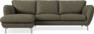 Madison Lux - 2-sits soffa med schäslong vänster - Brun