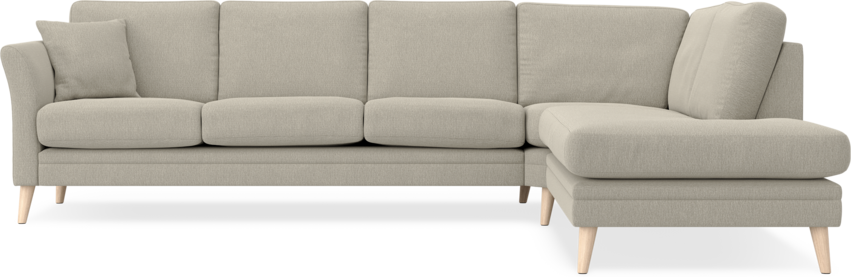 Eden - 3-sits soffa med divan - Brun