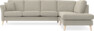Eden - 3-sits soffa med divan - Brun