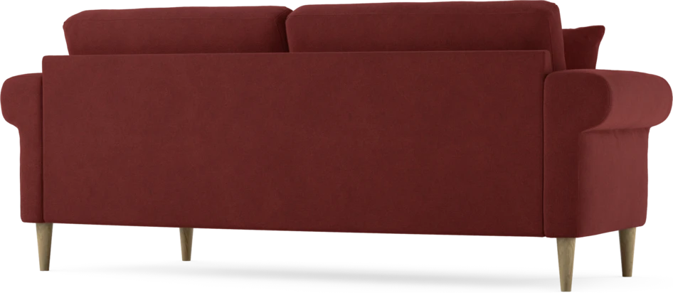 Eden - 2,5-sits soffa svängd - Röd