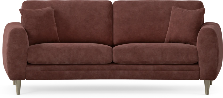 Eden - 2,5-sits soffa svängd - Röd