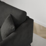 Eden - 2,5-sits soffa med divan - Svart