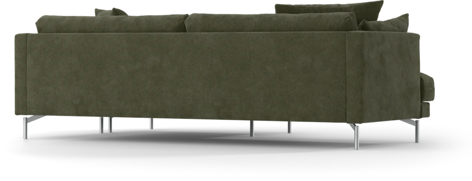Harper - 4-sits med schäslong XL höger - Grön