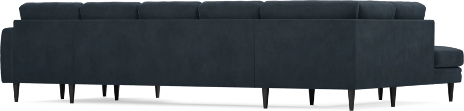 Eden - 3-sits soffa med divan vänster och schäslong höger - Blå