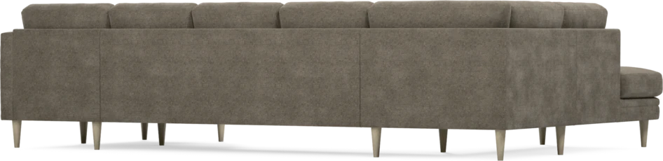 Eden - 3-sits soffa med divan vänster och schäslong höger - Brun