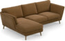 Madison Lux - 2-sits soffa med schäslong vänster - Brun