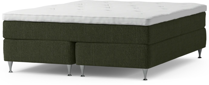 Delux Sense, Kontinentalsäng, dubbelsäng med bäddmadrass och sängben