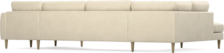 Bridge - 3-sits soffa med divan vänster och schäslong höger - Beige