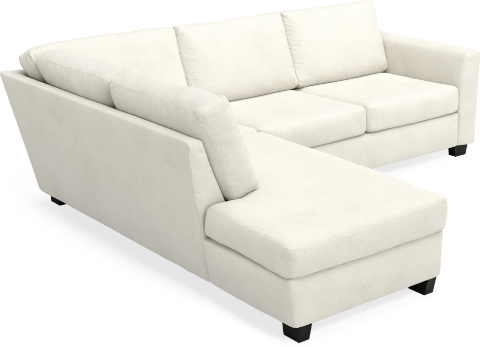 Friday - 2,5-sits soffa med divan vänster - Vit