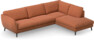 Madison Lux - 3-sits soffa med divan höger - Orange