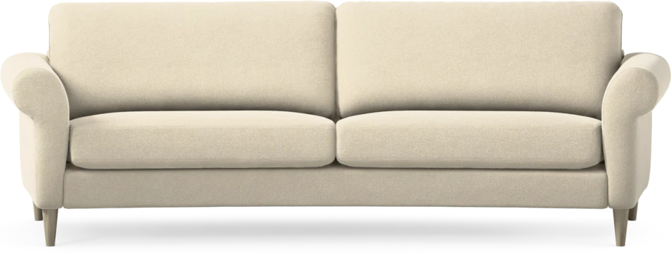 Bridge - 3-sits soffa svängd - Beige