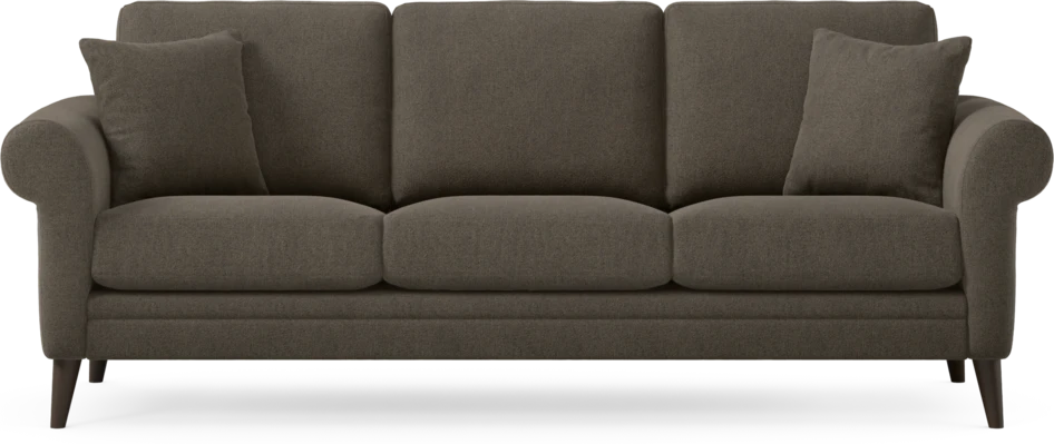 Eden - 3-sits soffa - Brun