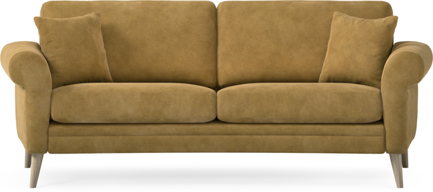 Eden - 2,5-sits soffa svängd - Gul