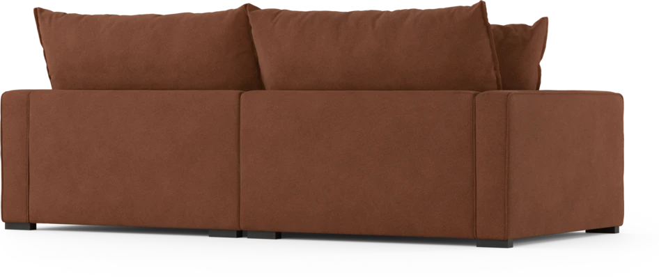 Rossi - 3-sits soffa, hel dyna - Orange
