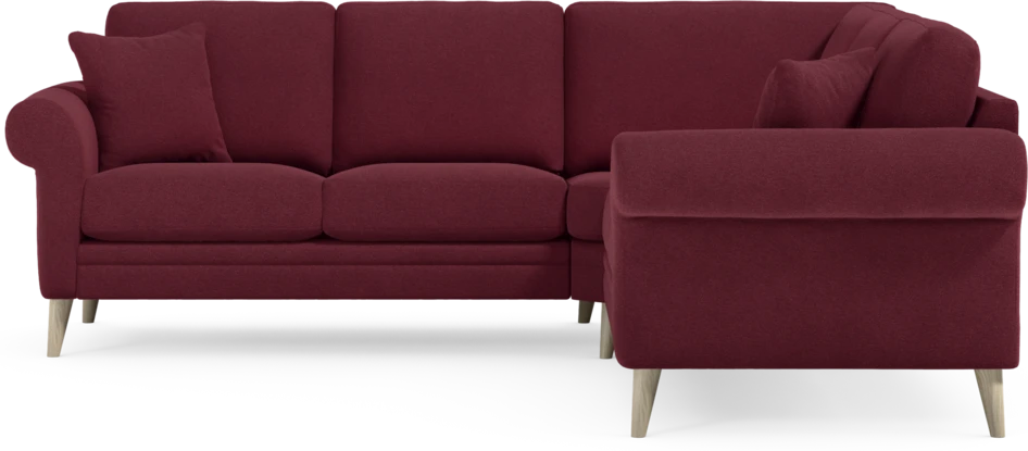 Eden - Hörnsoffa, 2+2-sits - Röd