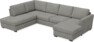 Friday - 3-sits soffa med divan vänster och schäslong höger - Grå