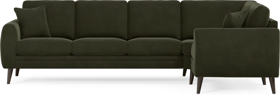 Eden - Hörnsoffa, 3+1-sits - Grön