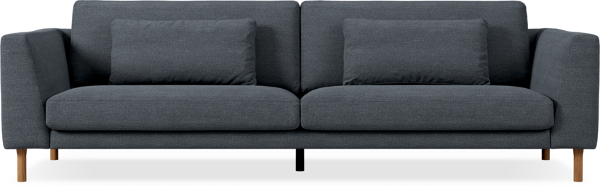 Willow - 4-sits soffa, fast klädsel - Blå