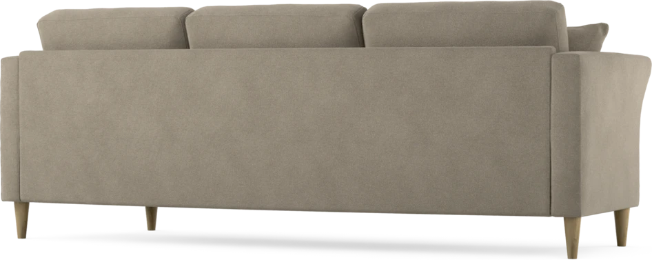 Eden - 3-sits soffa svängd - Beige