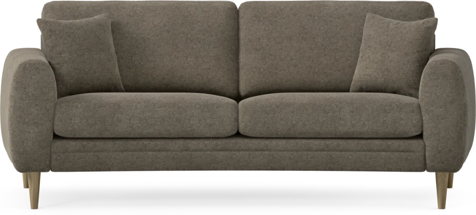 Eden - 2,5-sits soffa svängd - Brun