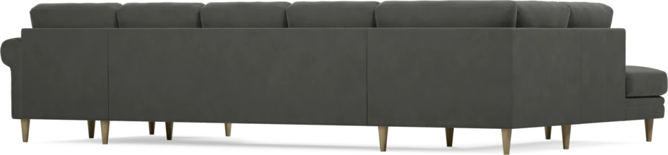 Eden - 3-sits soffa med divan vänster och schäslong höger - Grå