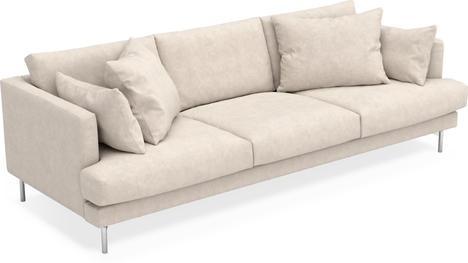 Harper - 4-sits soffa - Vit