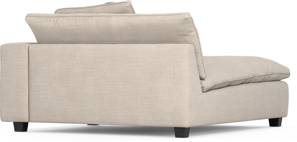 Bellora - Schäslong XL med armstöd höger - Beige