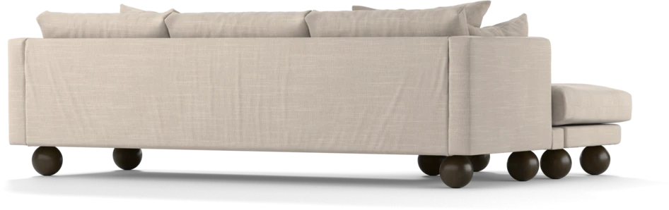 Harper - 4-sits med schäslong vänster - Beige
