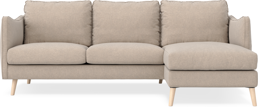 Madison - 2-sits soffa med schäslong höger - Beige