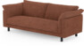 Cherrie - 3-sits soffa, hel dyna, fast klädsel - Orange