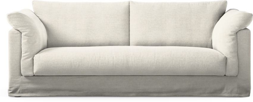 Cherrie Klädsel - Klädsel till 2,5-sits soffa, hel dyna - Vit