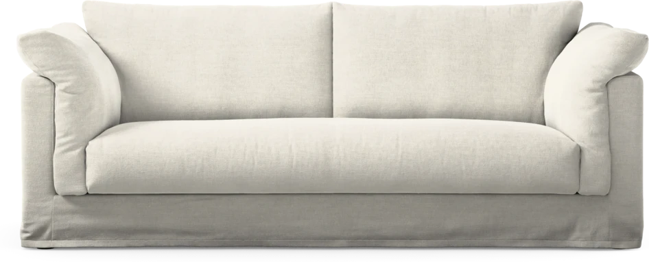 Cherrie Klädsel - Klädsel till 2,5-sits soffa, hel dyna - Vit