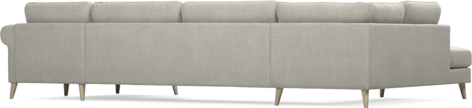 Bridge - 3-sits soffa med divan vänster och schäslong höger - Grå