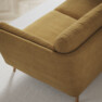 Madison Lux - 2-sits soffa med schäslong vänster - Gul