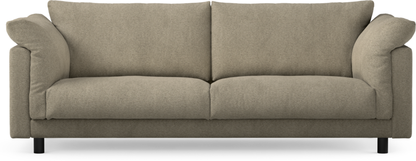 Cherrie - 3-sits soffa, fast klädsel - Grå