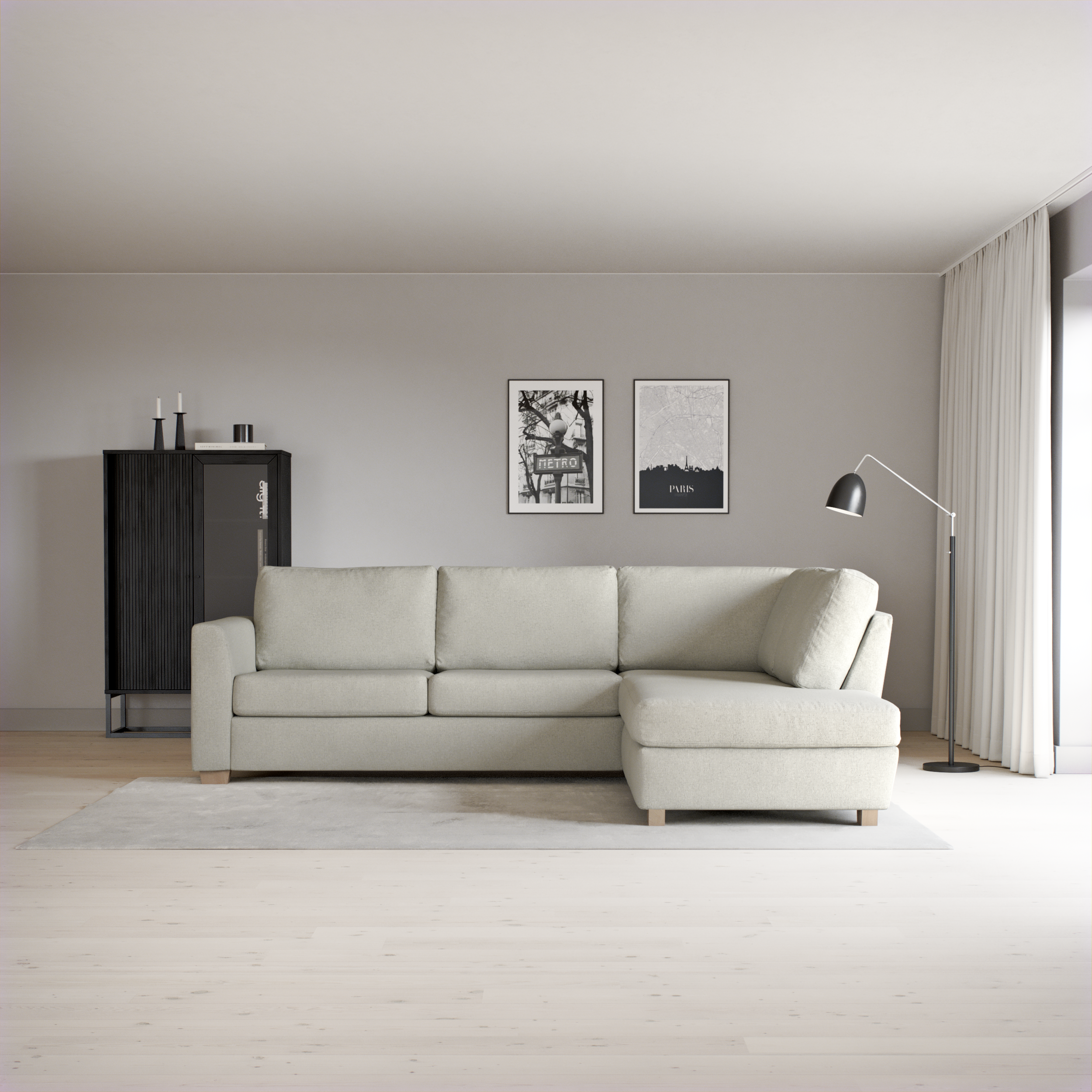 Friday - 2,5-sits soffa med divan höger - inspiration