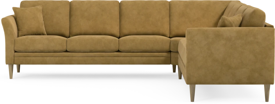 Eden - Hörnsoffa, 3+3-sits - Gul