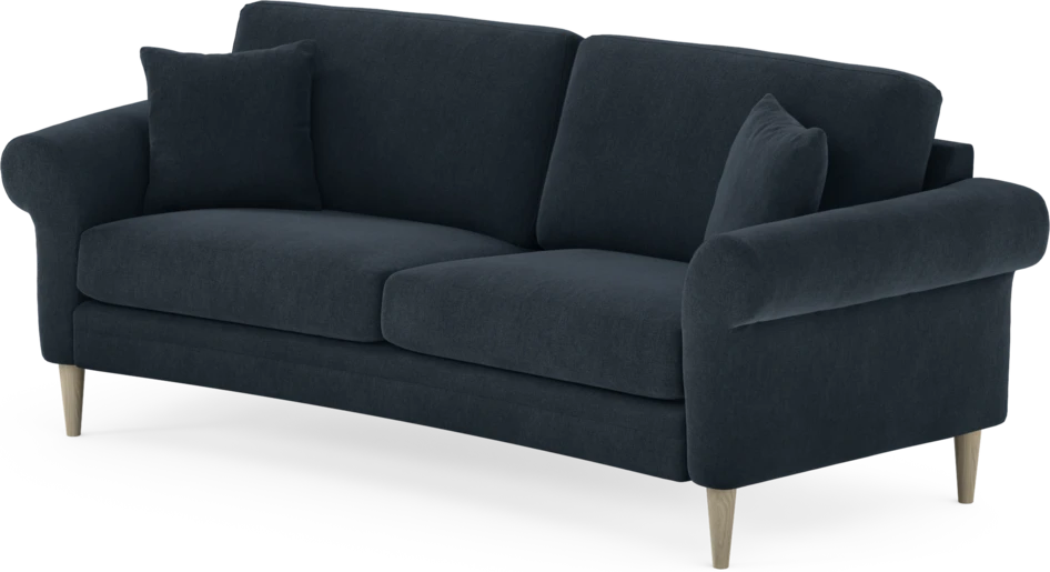 Eden - 2,5-sits soffa svängd - Blå