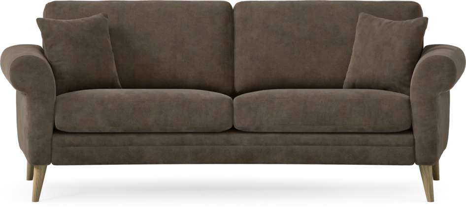 Eden - 2,5-sits soffa svängd - Brun
