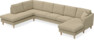 Eden - 3-sits soffa med divan vänster och schäslong höger - Beige