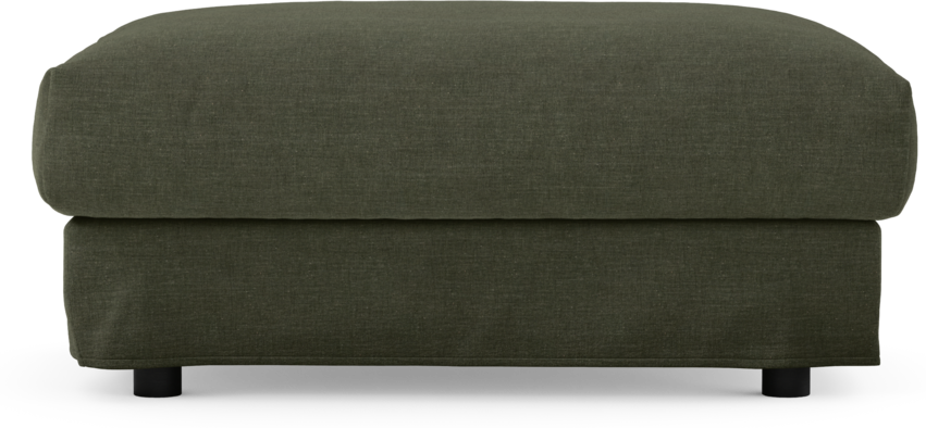 Cherrie - Fotpall 110 med kappa - Grön