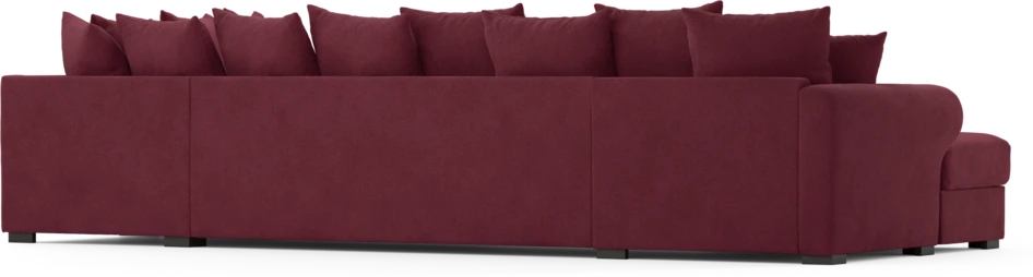 Town - 3-sits soffa med divan höger och schäslong vänster - Röd