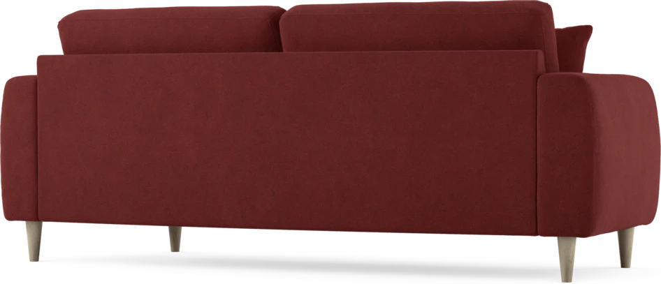 Eden - 2,5-sits soffa svängd - Röd