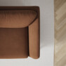 Madison Lux - 3-sits soffa med divan höger - Brun