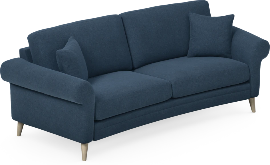 Eden - 2,5-sits soffa svängd - Blå