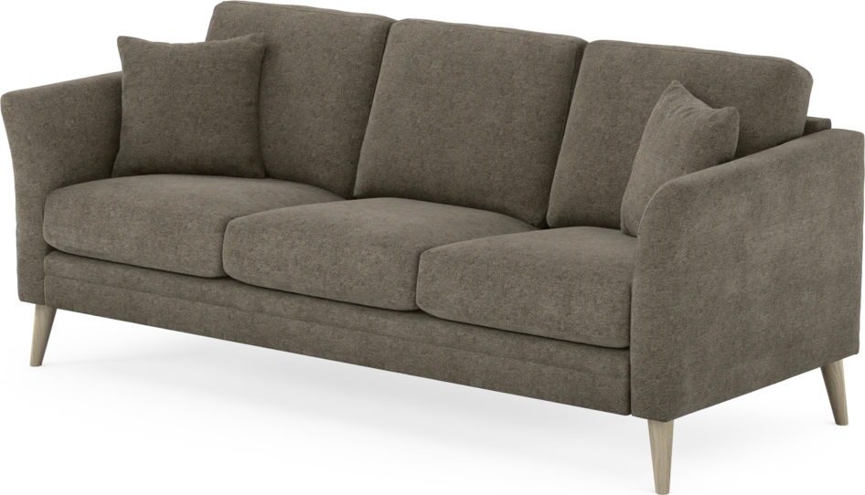 Eden - 3-sits soffa - Brun